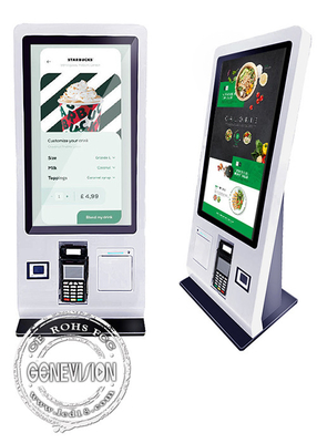 24 van de de Desktopself - service van duimwifi de Kiosk van het de Betalingstouche screen Ondersteunend de Creditcard van NFC