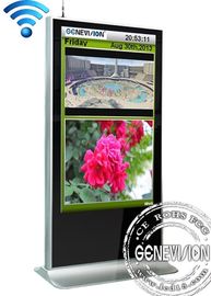 65inch grote LCD kiosk digitale signage met 4G, Android-afstandsbediening reclametribune met WIFI